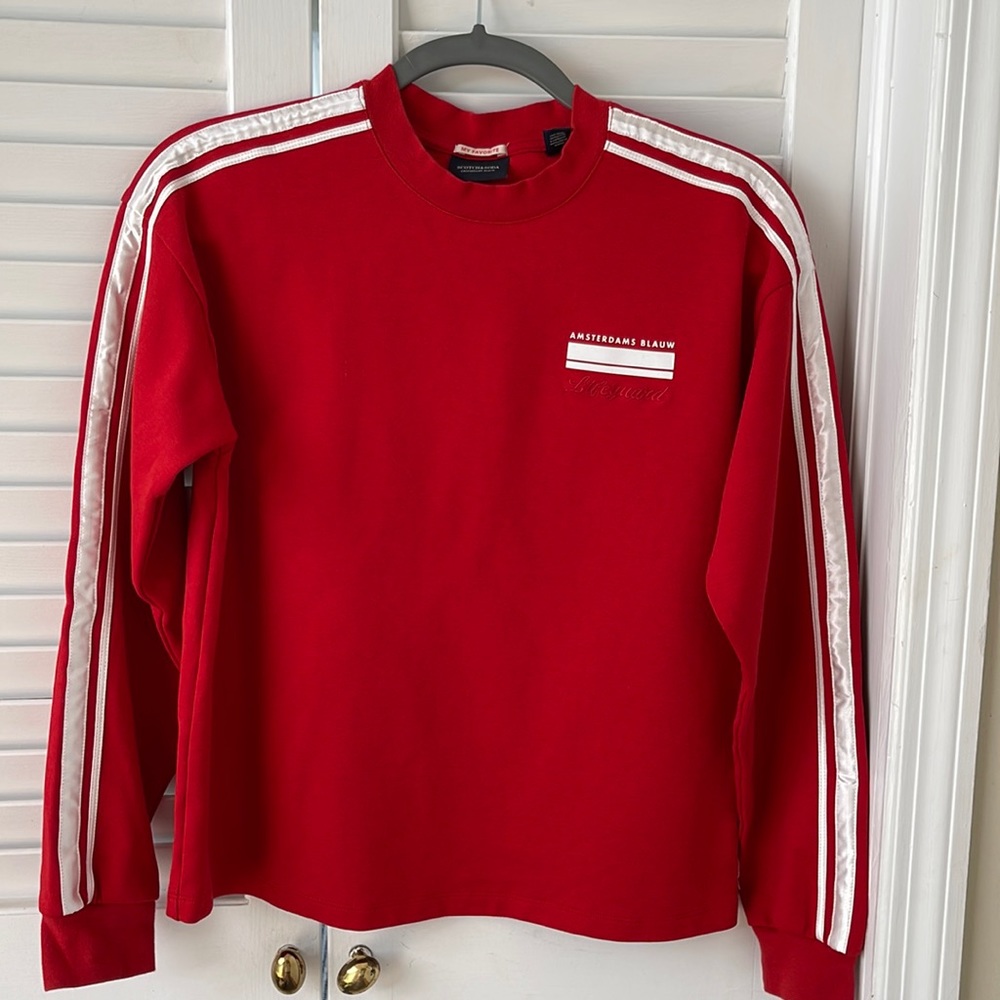 Scotch & Soda like new red sweatshirt with nice accents